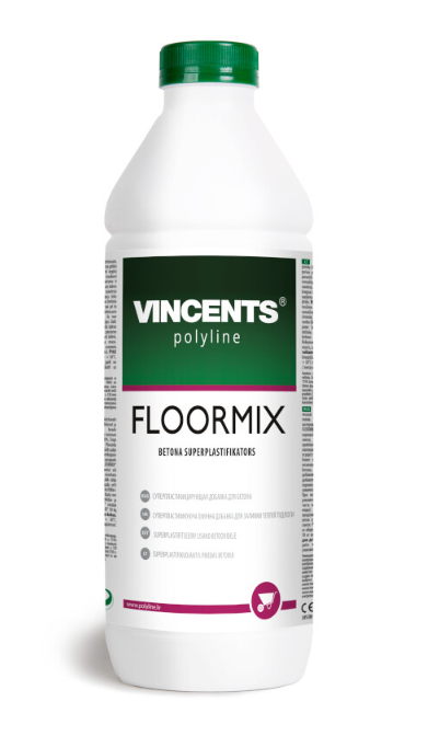 FLOORMIX superplastifikators betonam un  siltajām grīdām